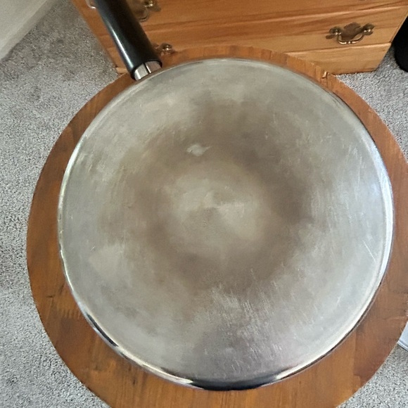 Vtg Ecko 3 ply Stainless Steel 10" Skillet Pan w/Lid USA - Picture 5 of 7